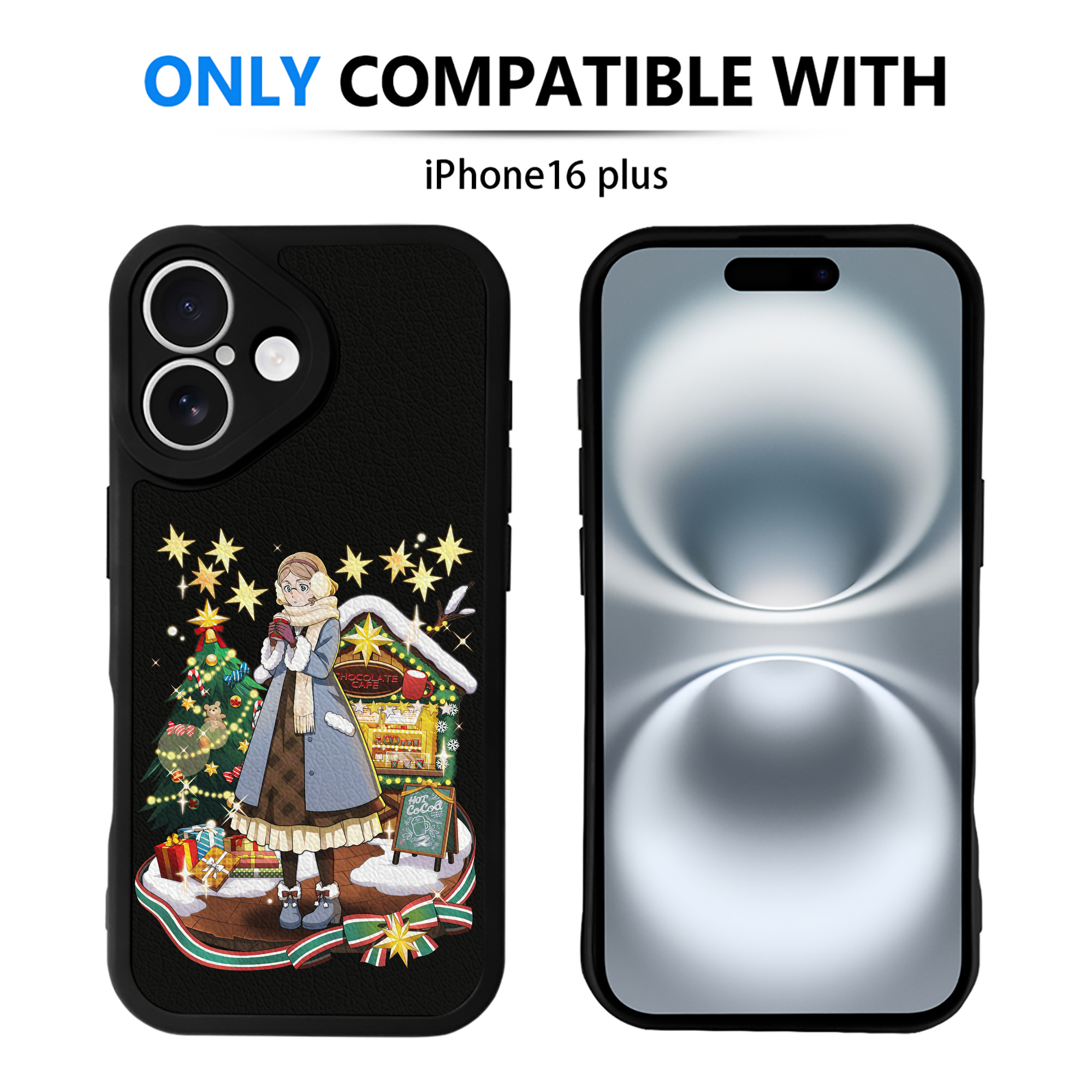 （画像用） 文豪ストレイドッグス Bungo Stray Dogs 【iPhone 16シリーズ対応】シリコンスマホケース（レザー調） 材質：シリコン